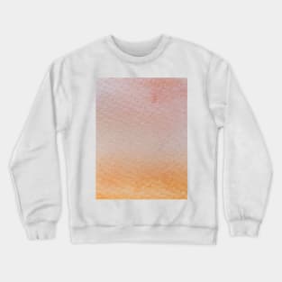 Gradient watercolor - orange and living coral Crewneck Sweatshirt